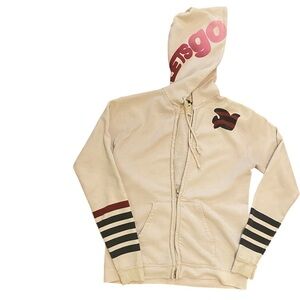 Pink Free City Zip Up Hoodie